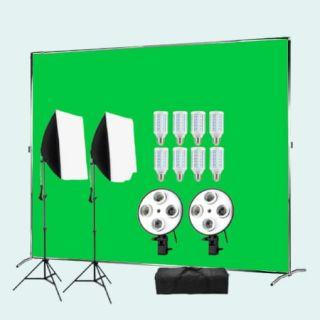 Комплект ХРОМАКЕЙ и СВЕТ – 3 на 3 метра и 2 осветителя SoftBox